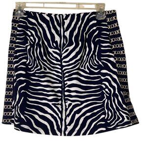 J. M Laughlin SMALL Catalina Fabric Skort Golf/Tennis/Pickle Black White Zebra
